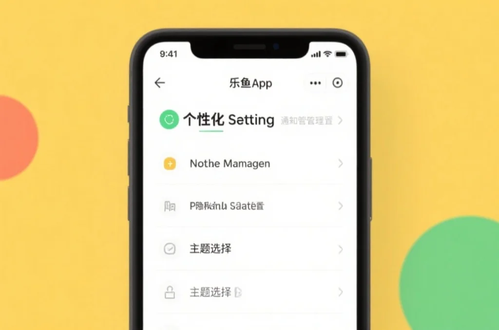 乐鱼App个性化设置界面